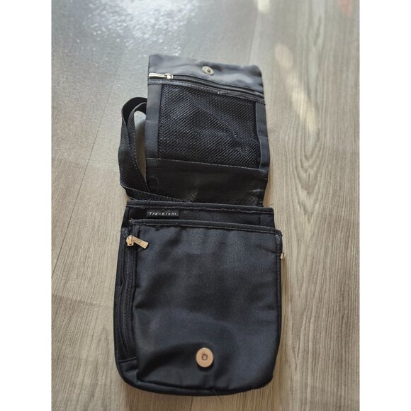 Travelon Black Crossbody Shoulder Bag With Multiple Zipper Pockets Travel - Picture 4 of 6